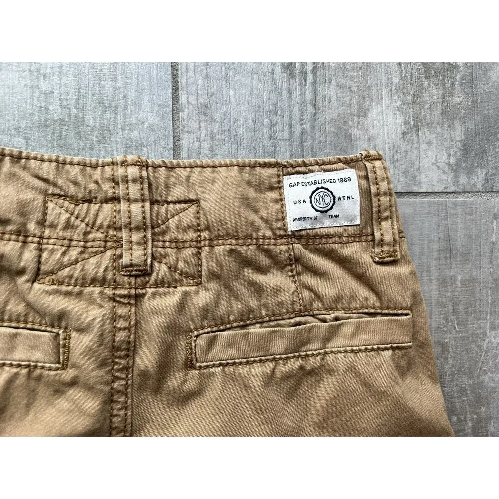 Gap Kid Toddler Boy Youth Cargo Shorts Khaki Tan Beige Casual Summer 6 Slim NEW